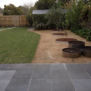 Backyard landscaping - Preston