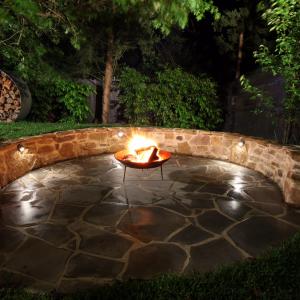 Fire pit landscaping – Warrandyte - AFTER