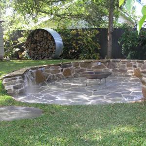 Fire pit landscaping – Warrandyte - AFTER