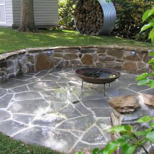 Fire pit landscaping – Warrandyte - AFTER