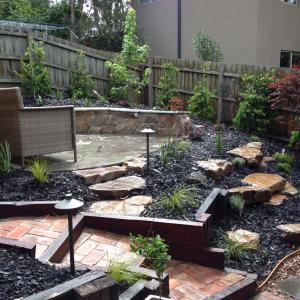 Garden design and landscaping Eltham - AFTER