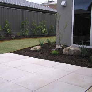 New house landscaping - St Helena 