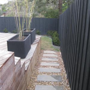 Townhouse landscape garden design - Montmorency